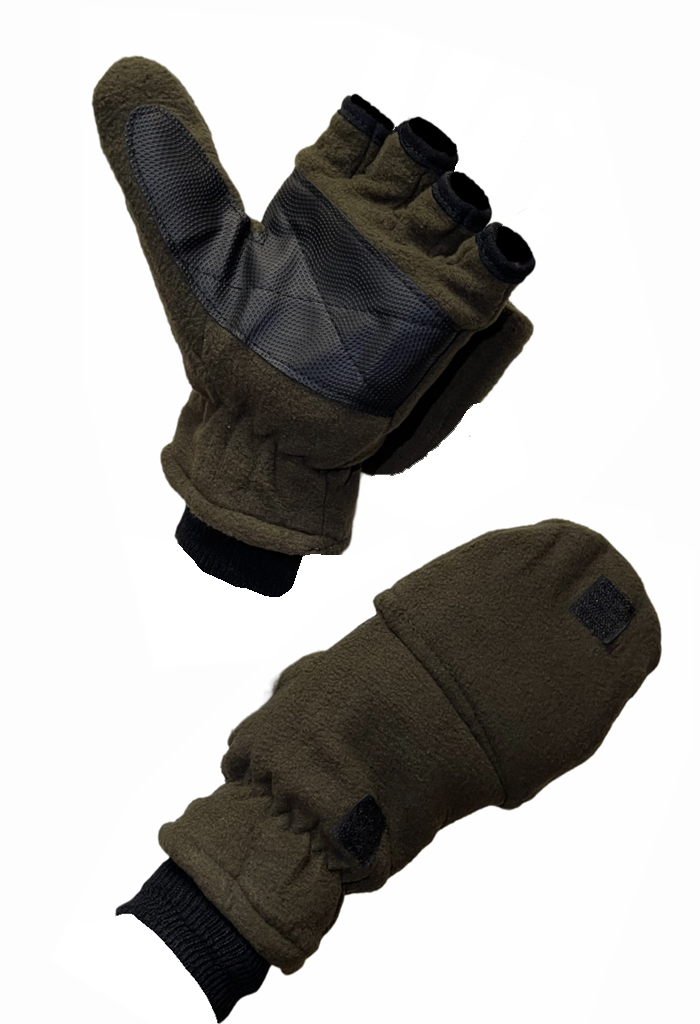 Варежки-перчатки (хаки) из флиса оптом и в розницу
