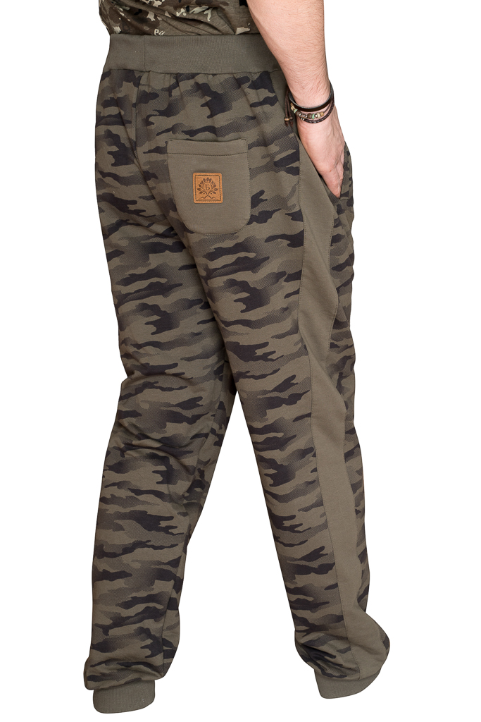 Трикотажные брюки "Индиго комби" оптом и в розницу