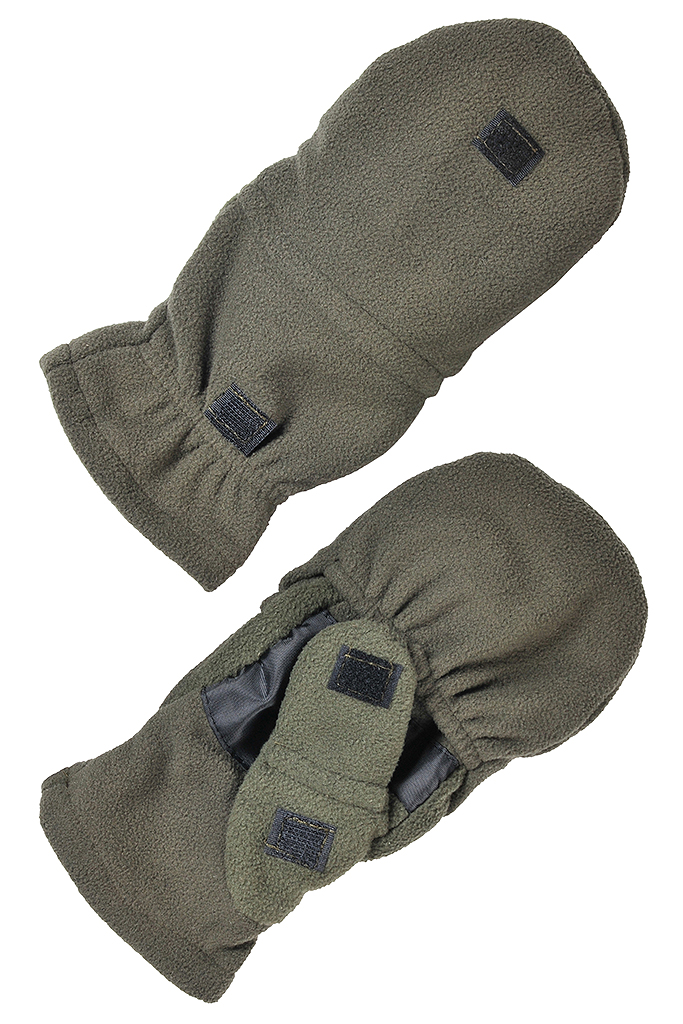 Варежки-перчатки (хаки) из флиса оптом и в розницу