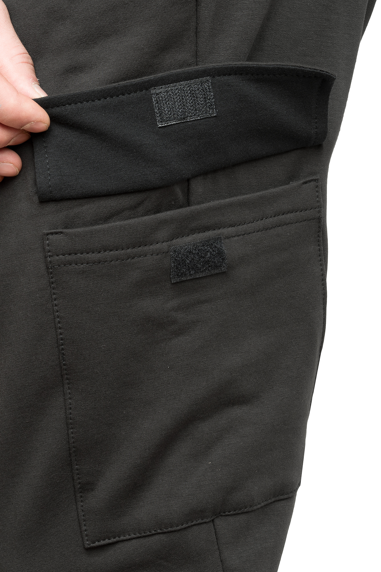 Трикотажные брюки "Карелия" (Чёрные) оптом и в розницу