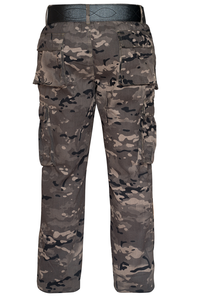 Летние брюки на резинке мультикам темные для охоты, рыбалки и туризма .