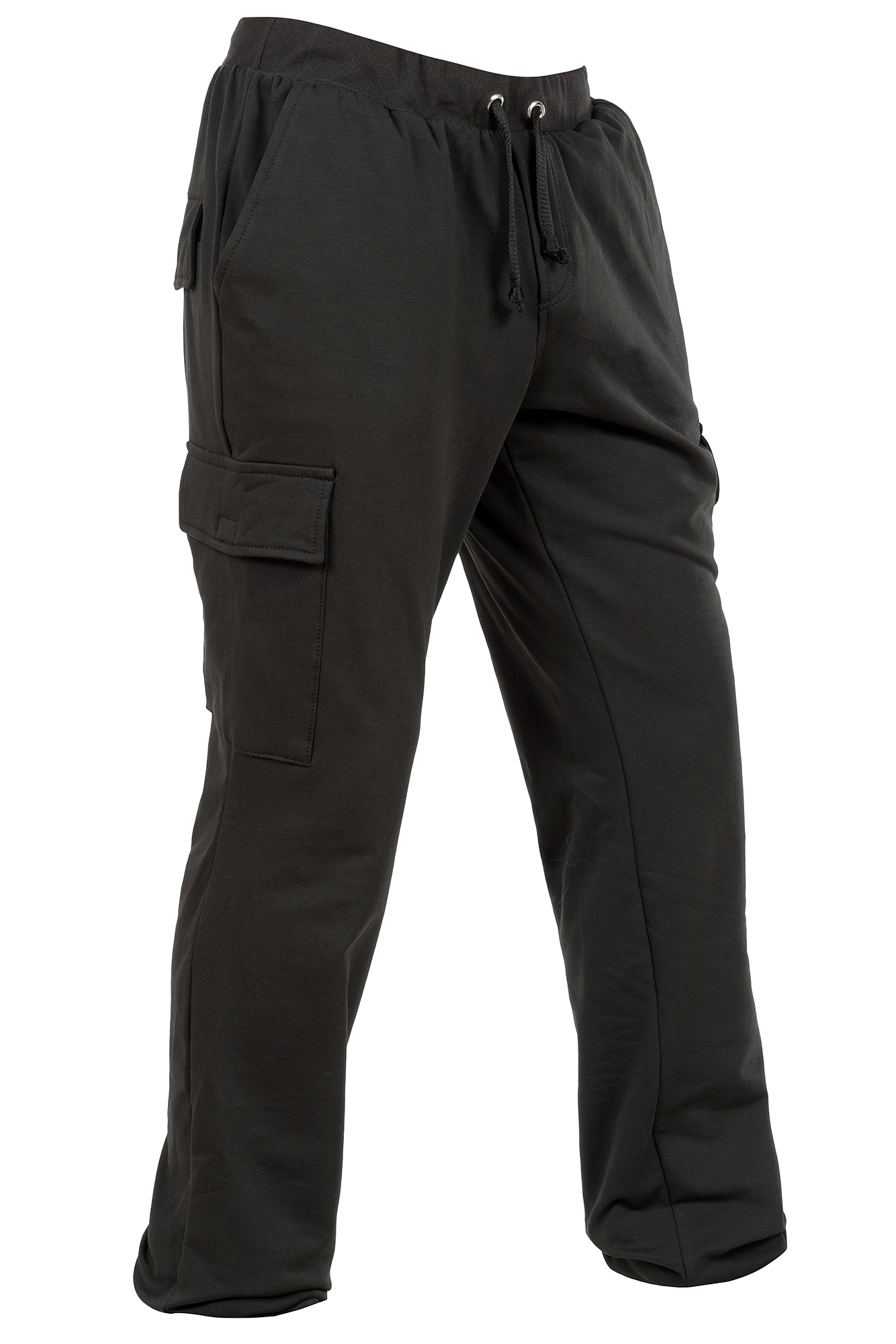Трикотажные брюки "Карелия" (Чёрные) оптом и в розницу